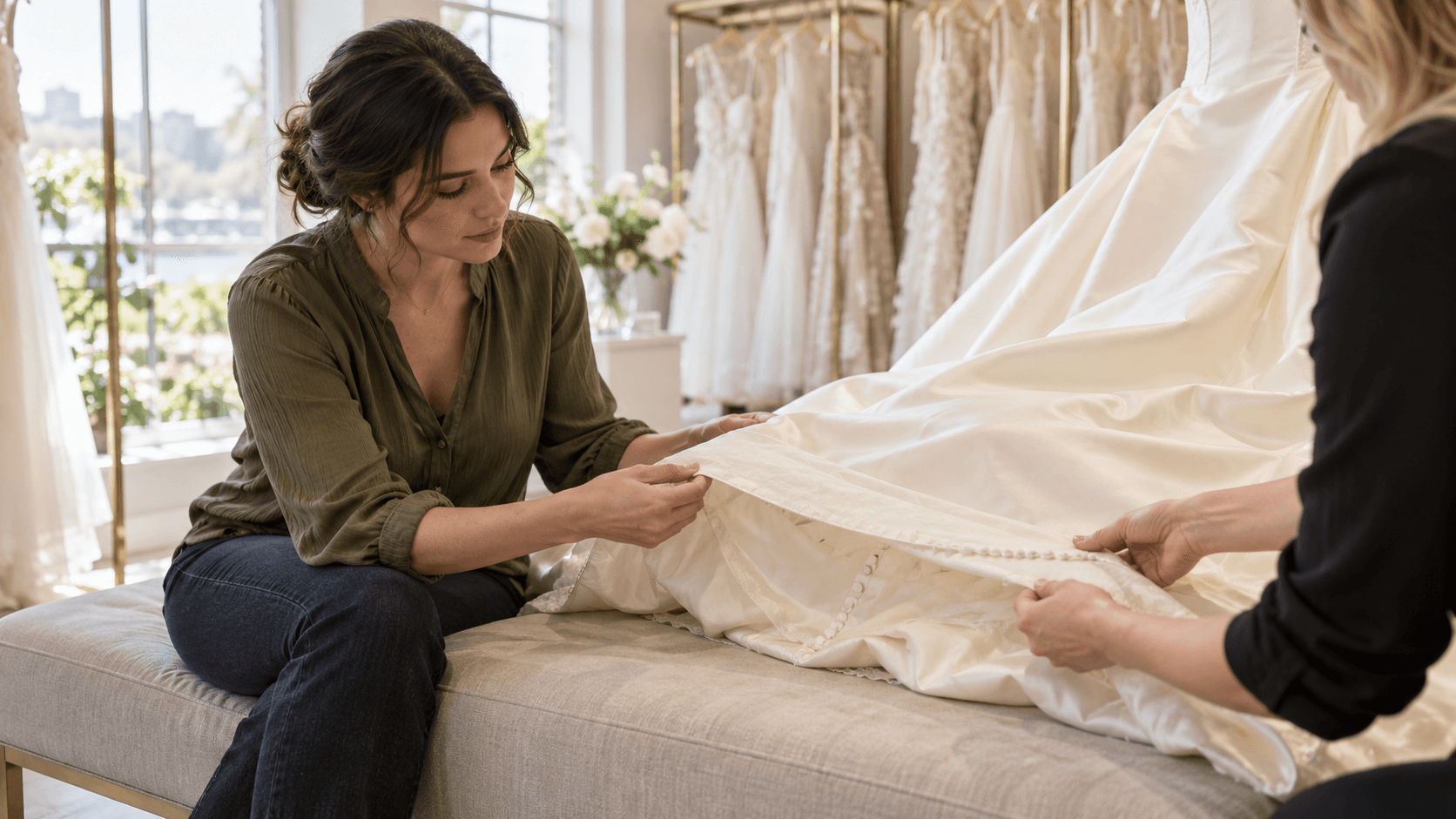 Wedding Dress Sample Sale: The Bargain Can Disappear Before You Wear It