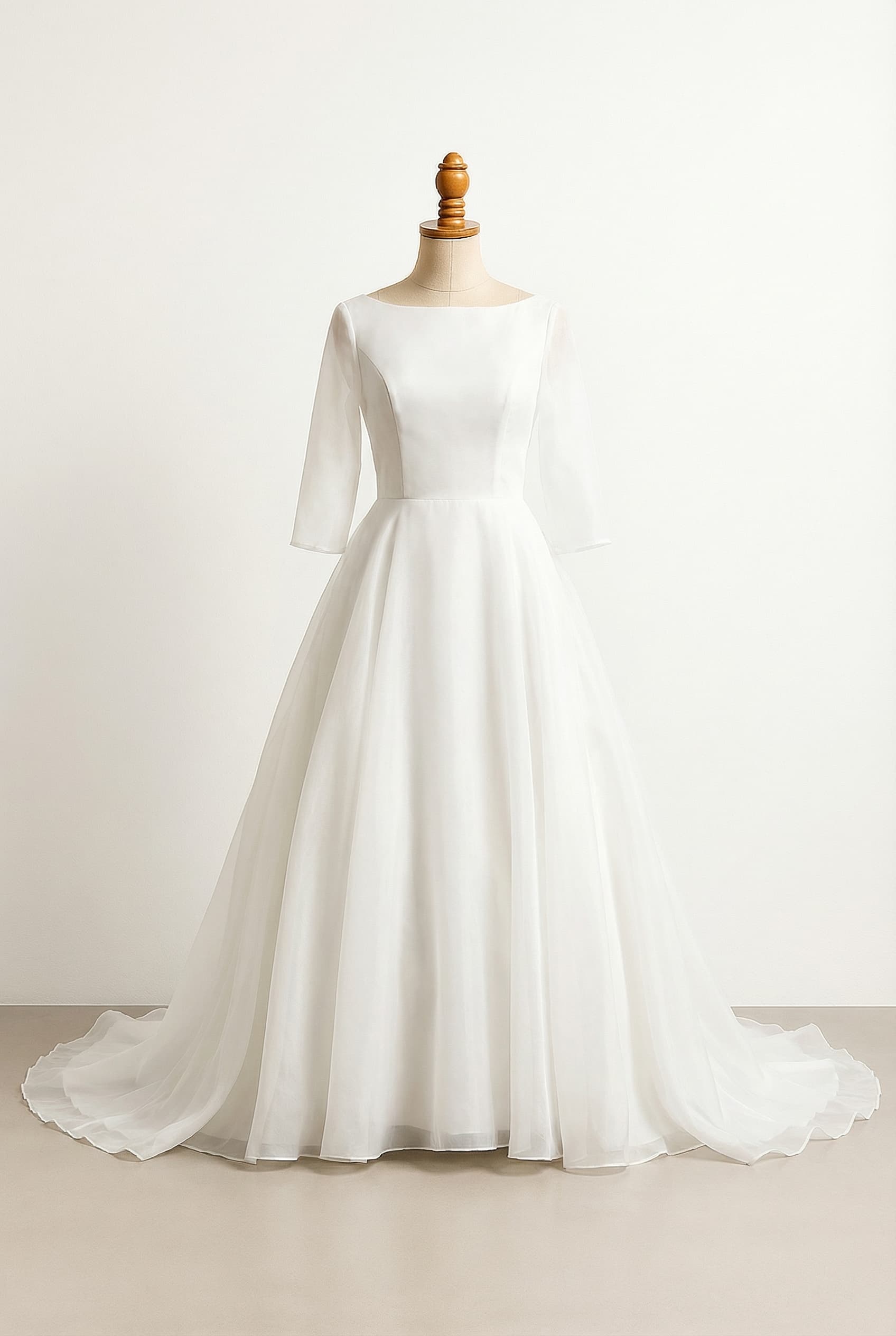 Modest wedding dress that is elegant
