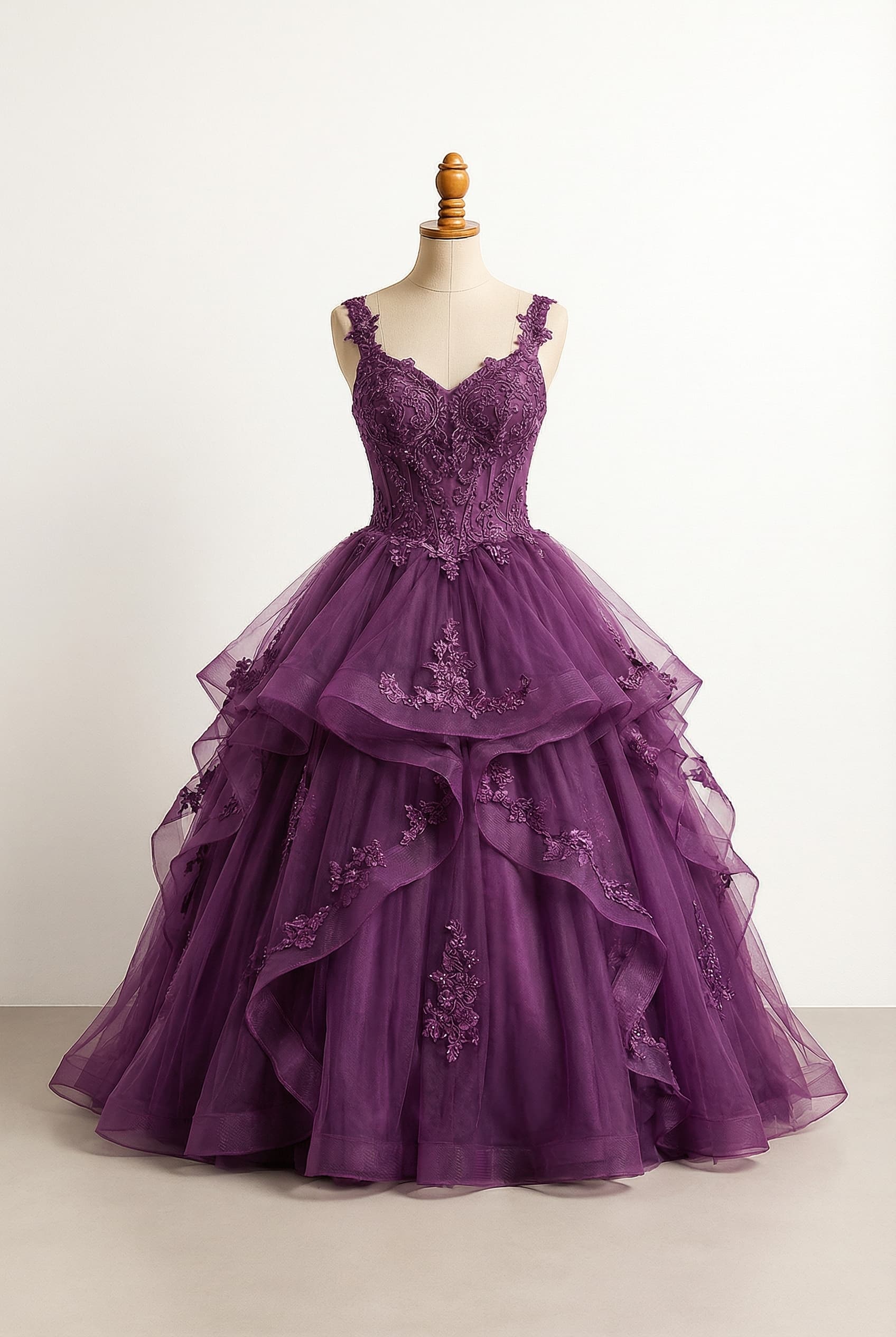 Modern princess quinceañera dress