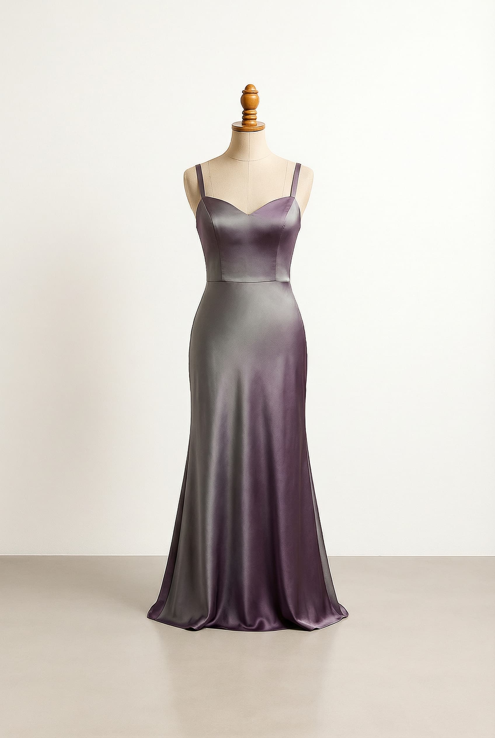 A romantic wedding dress with elegant details