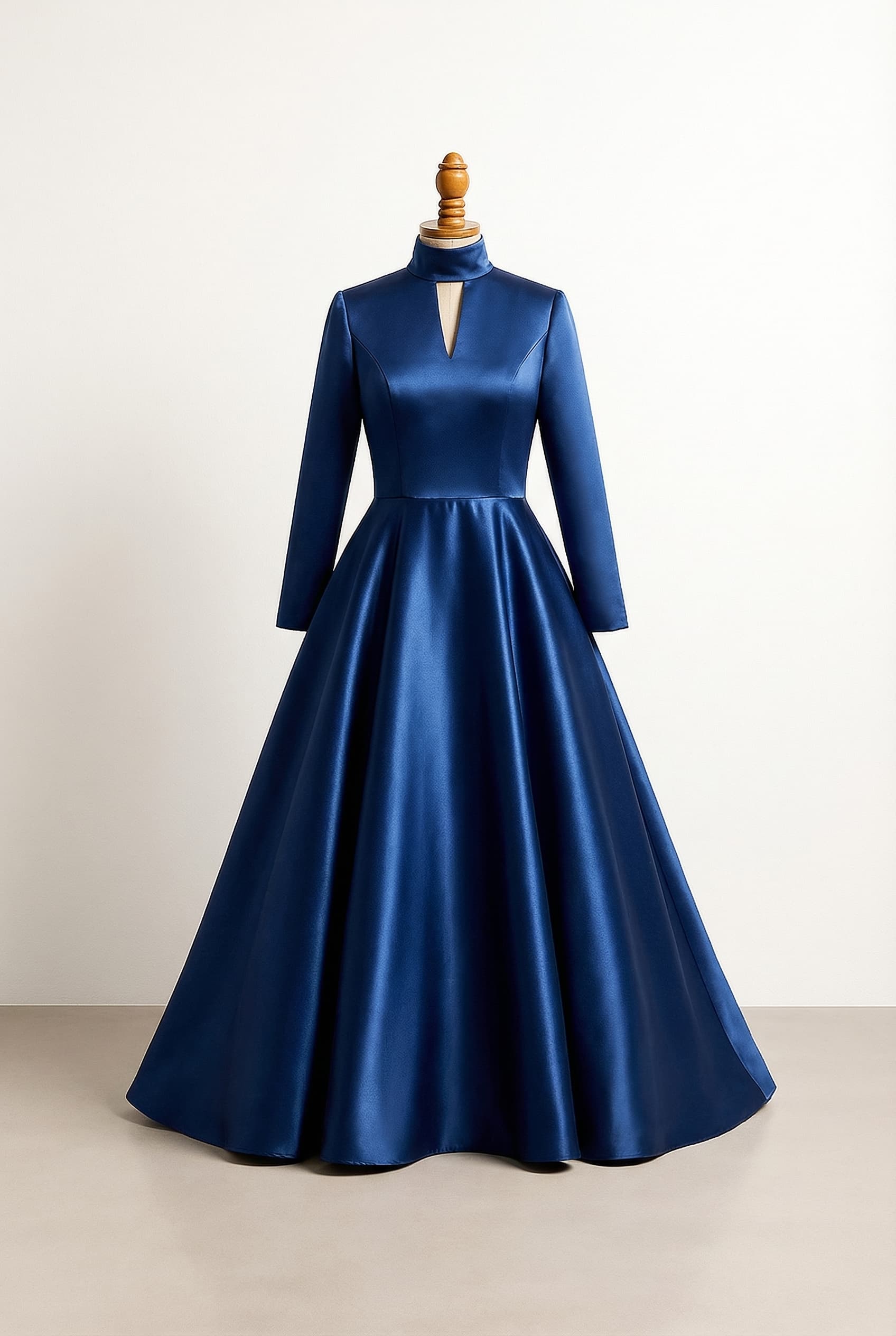 Turtle neck and a small V in the front