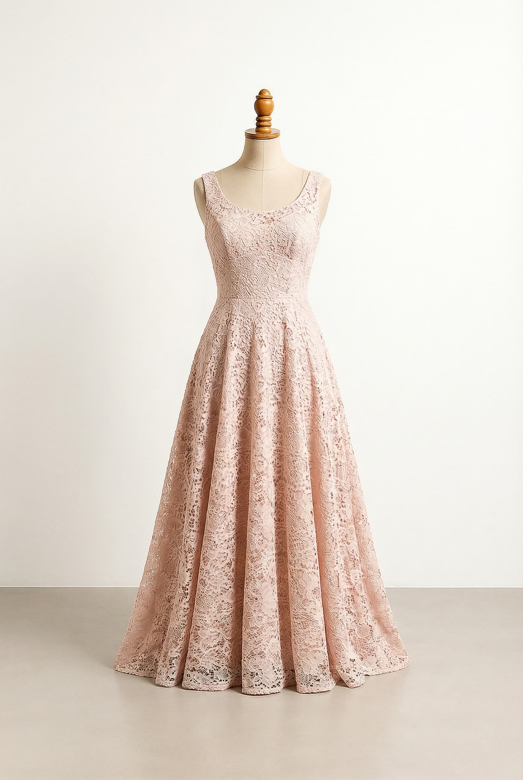 I want a balanced wedding dress