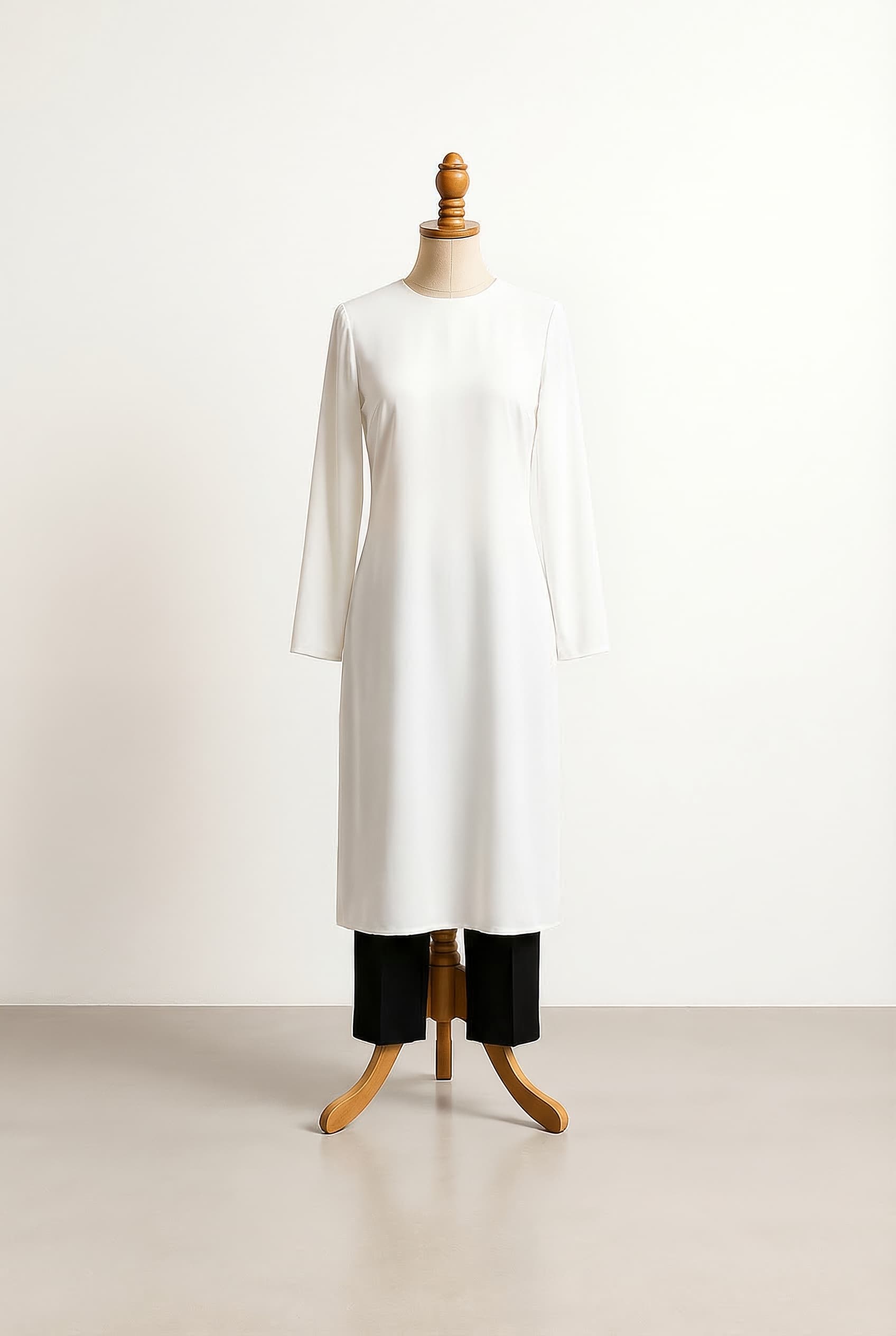 White long sleeve dress
