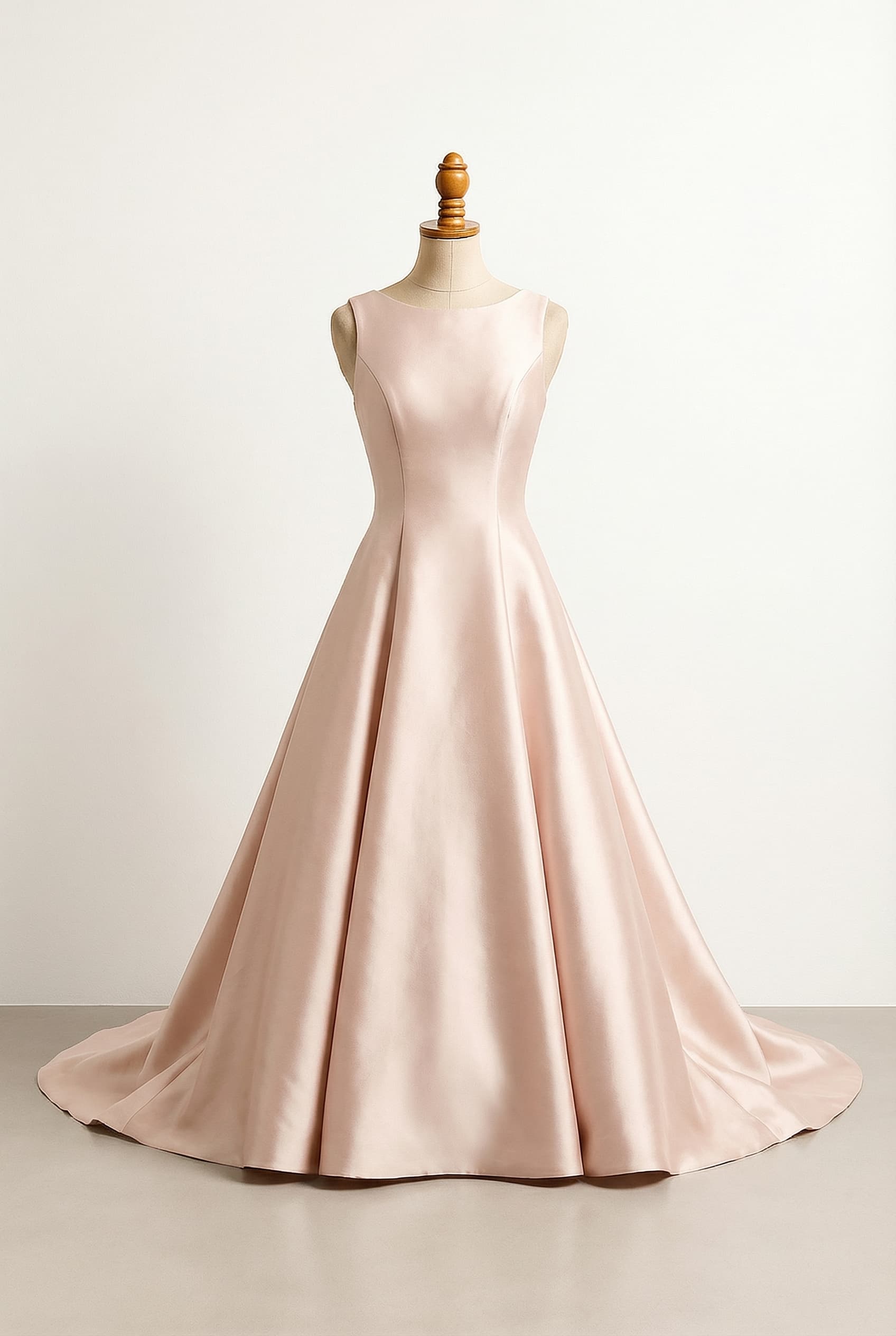 A romantic wedding dress with elegant details