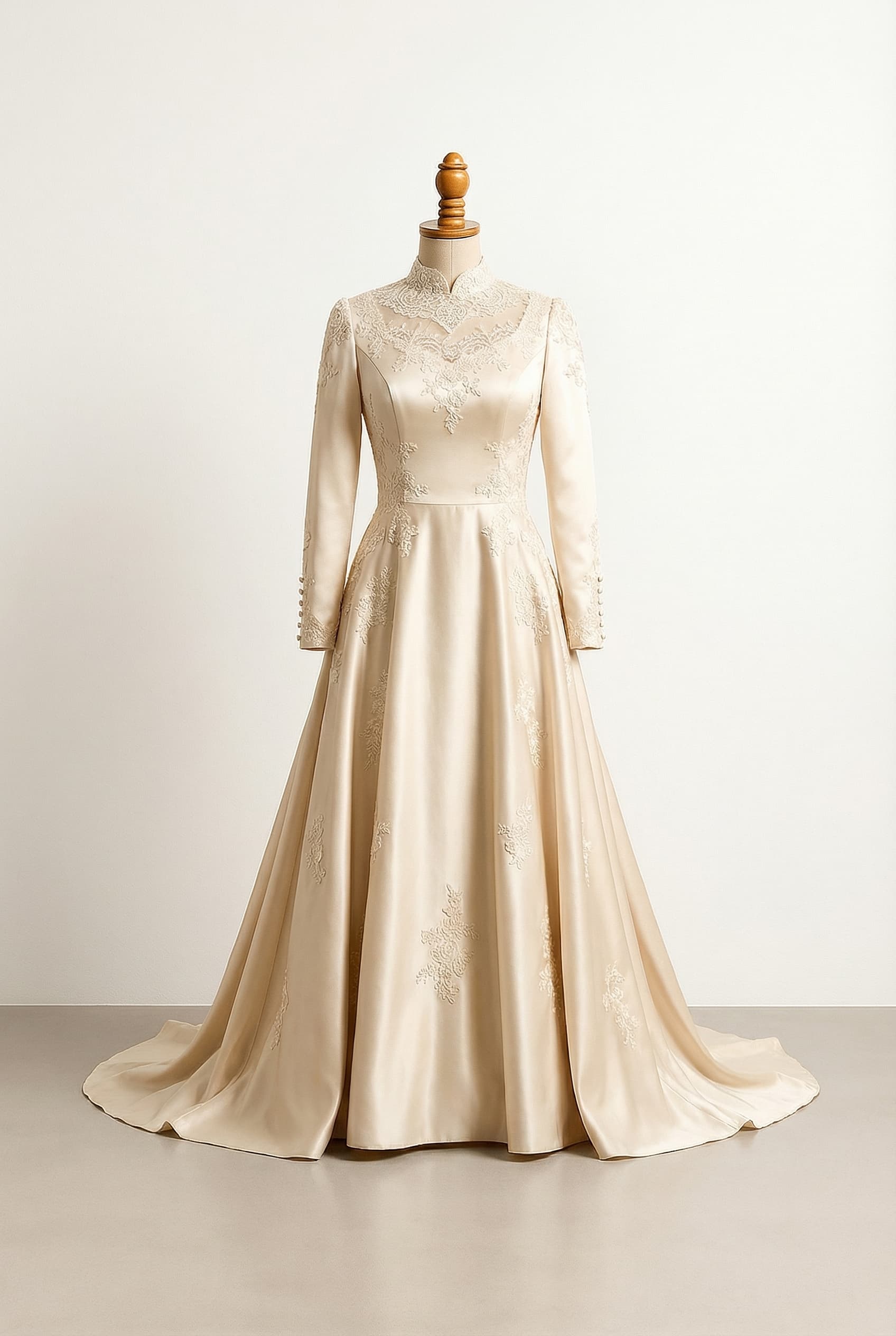 Modest wedding dress that is elegant