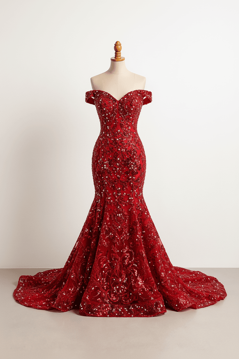 Glamorous prom dress