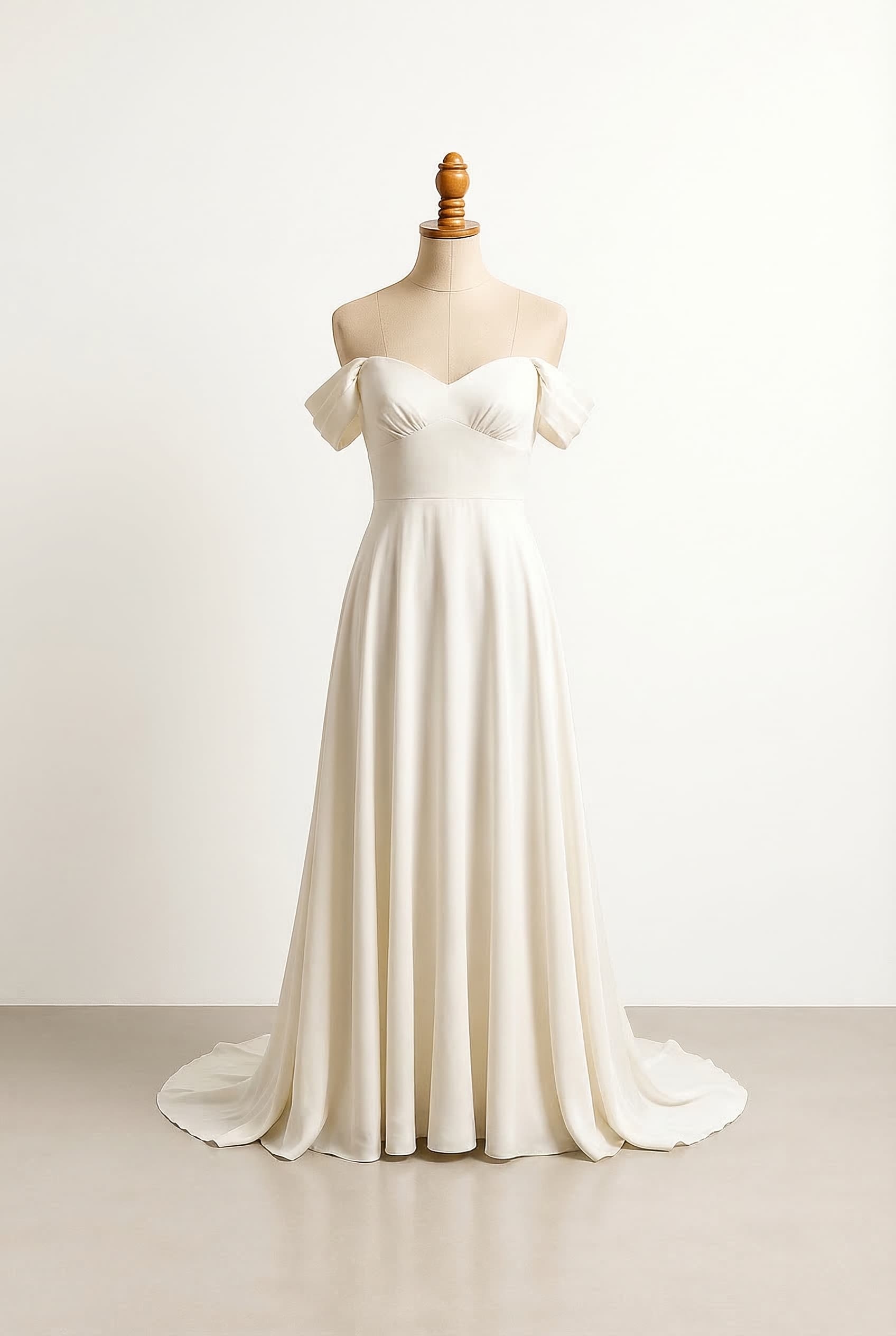 Lounge gown, not revealing full figure or wearing tight fitting clothes.