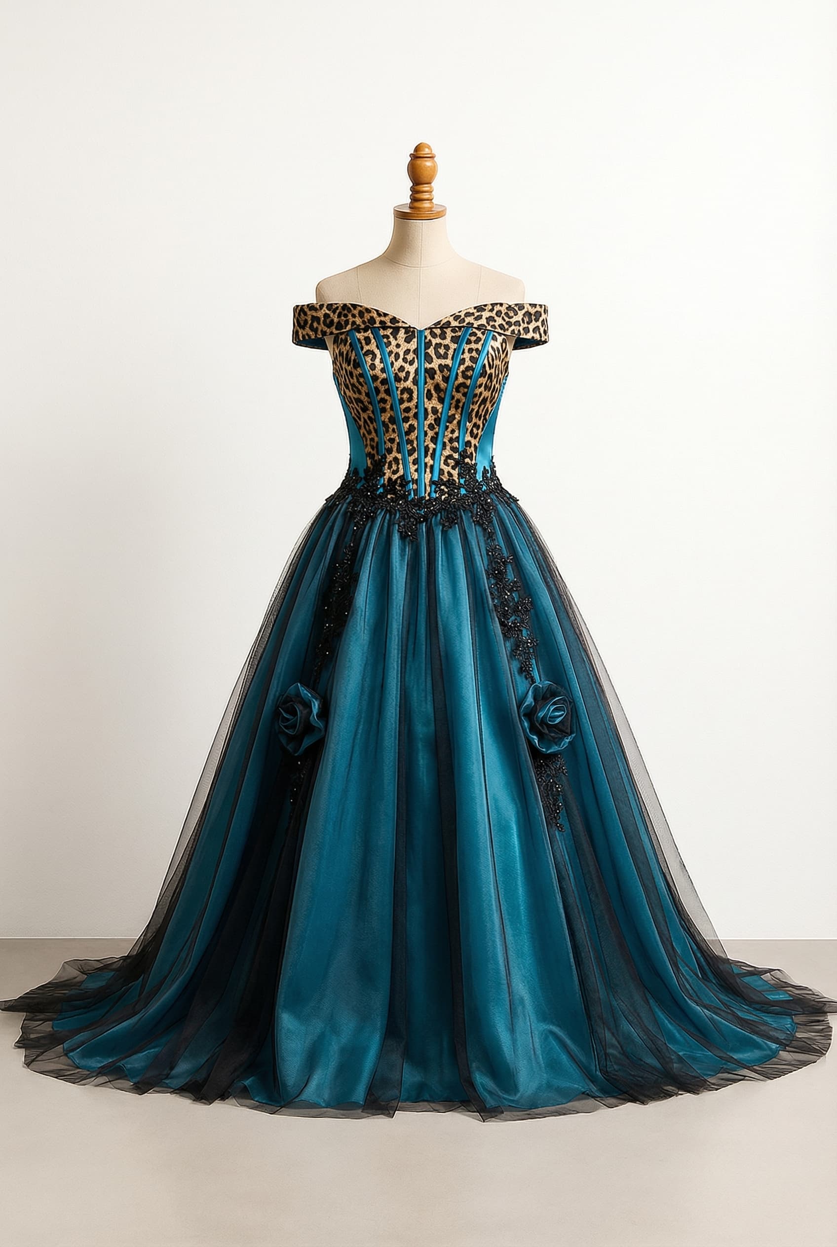 Modern princess quinceañera dress