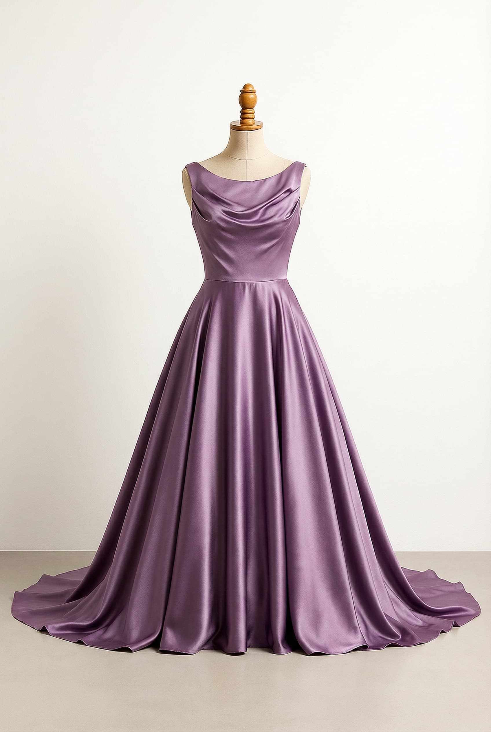 A romantic wedding dress with elegant details