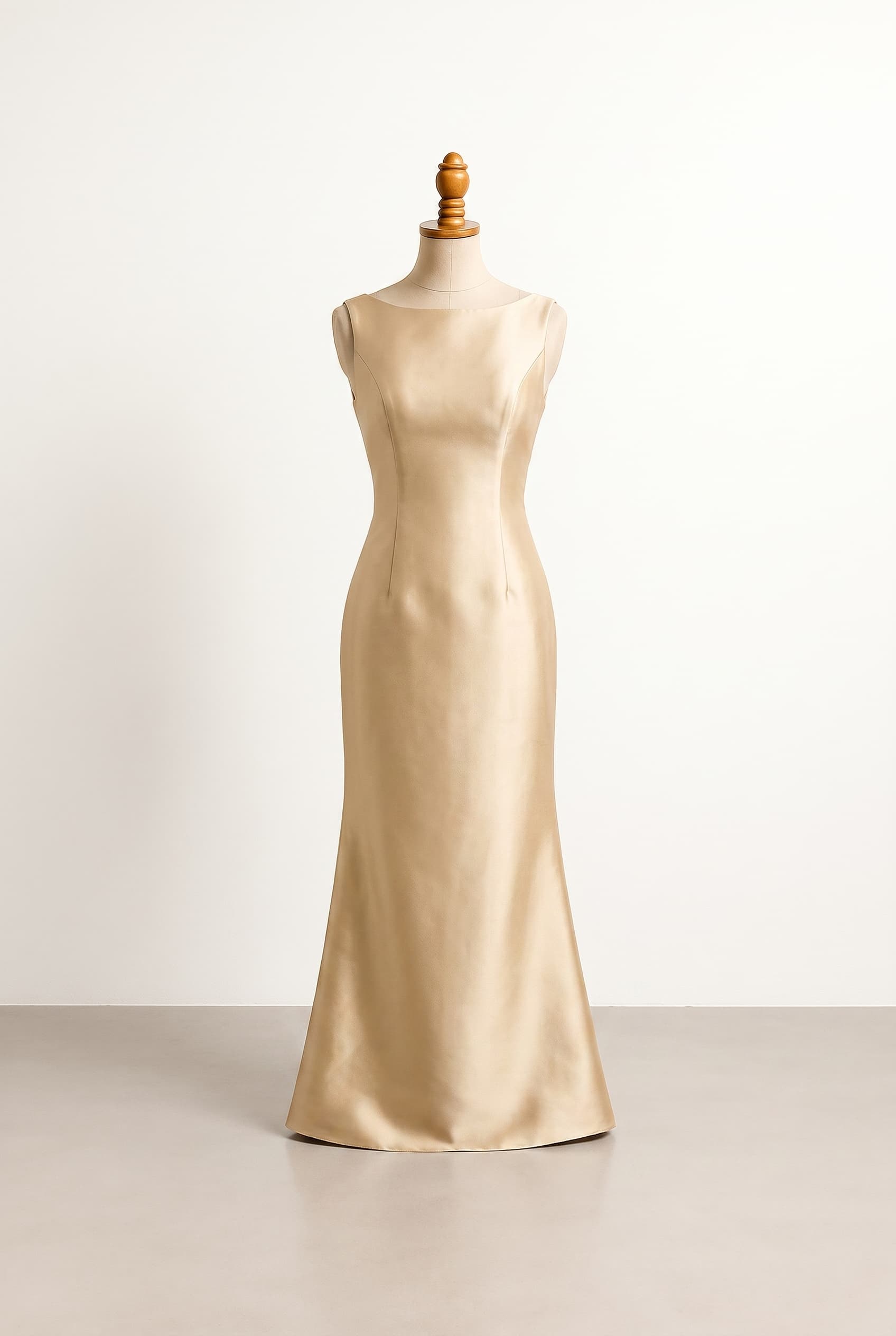 I want a balanced bridesmaid dress