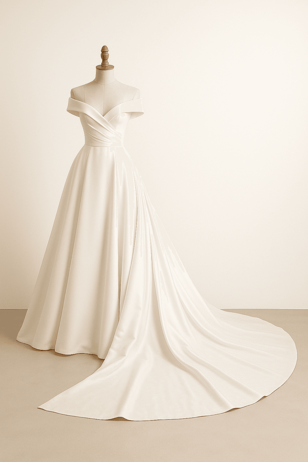 a modern wedding dress