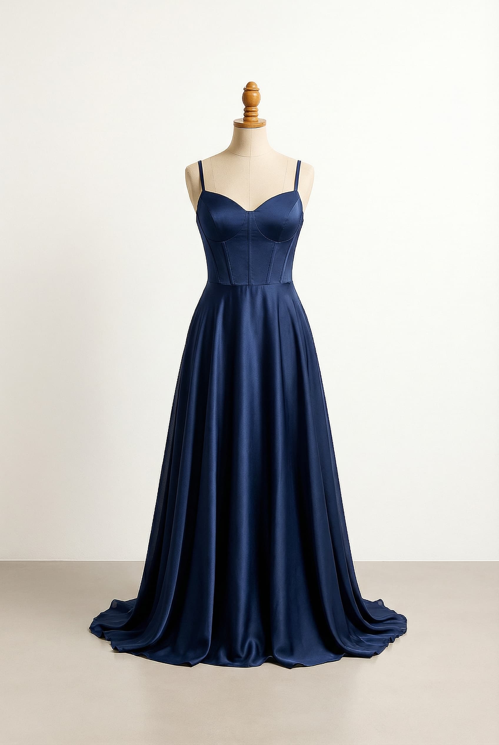 Glamorous prom dress with straps