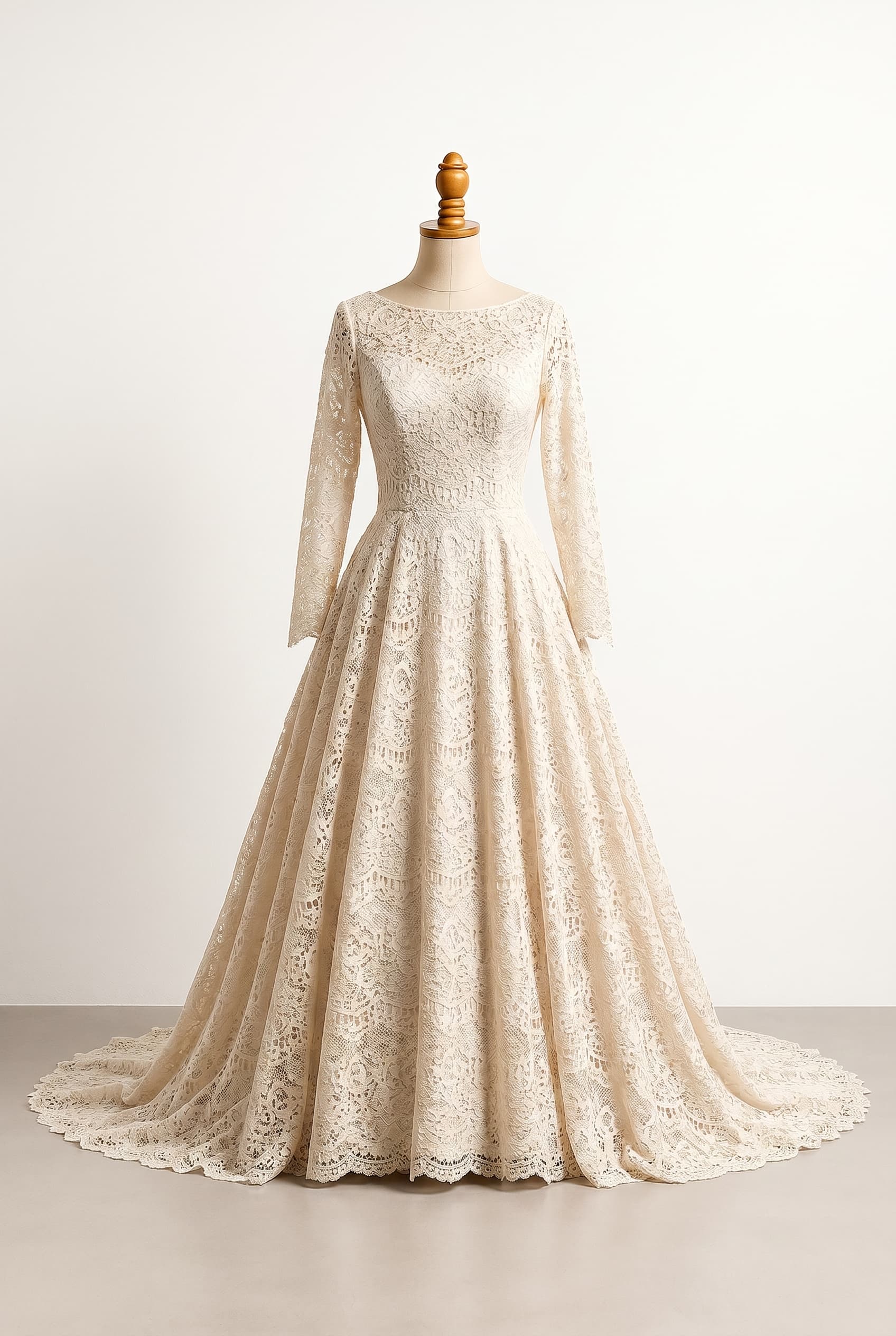 I want a modest wedding dress