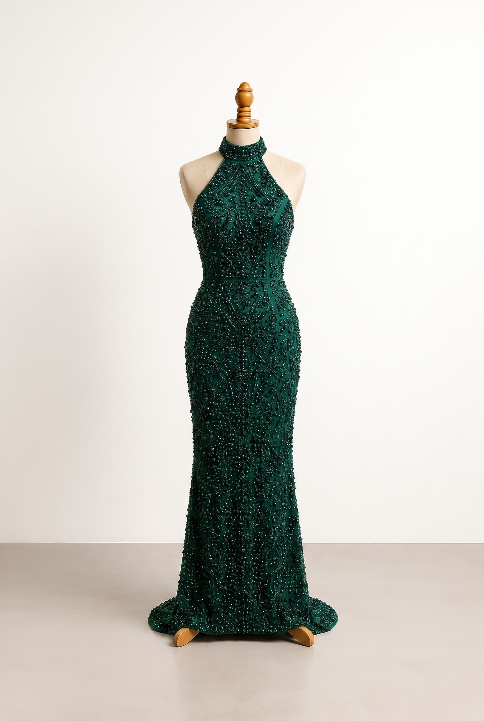 A luxurious, revealing prom gown in deep purple featuring intricate texture. Designed for maximum visual impact with a structured fit that celebrates a bold, confident silhouette; no neckline detail or accessories around the neck.