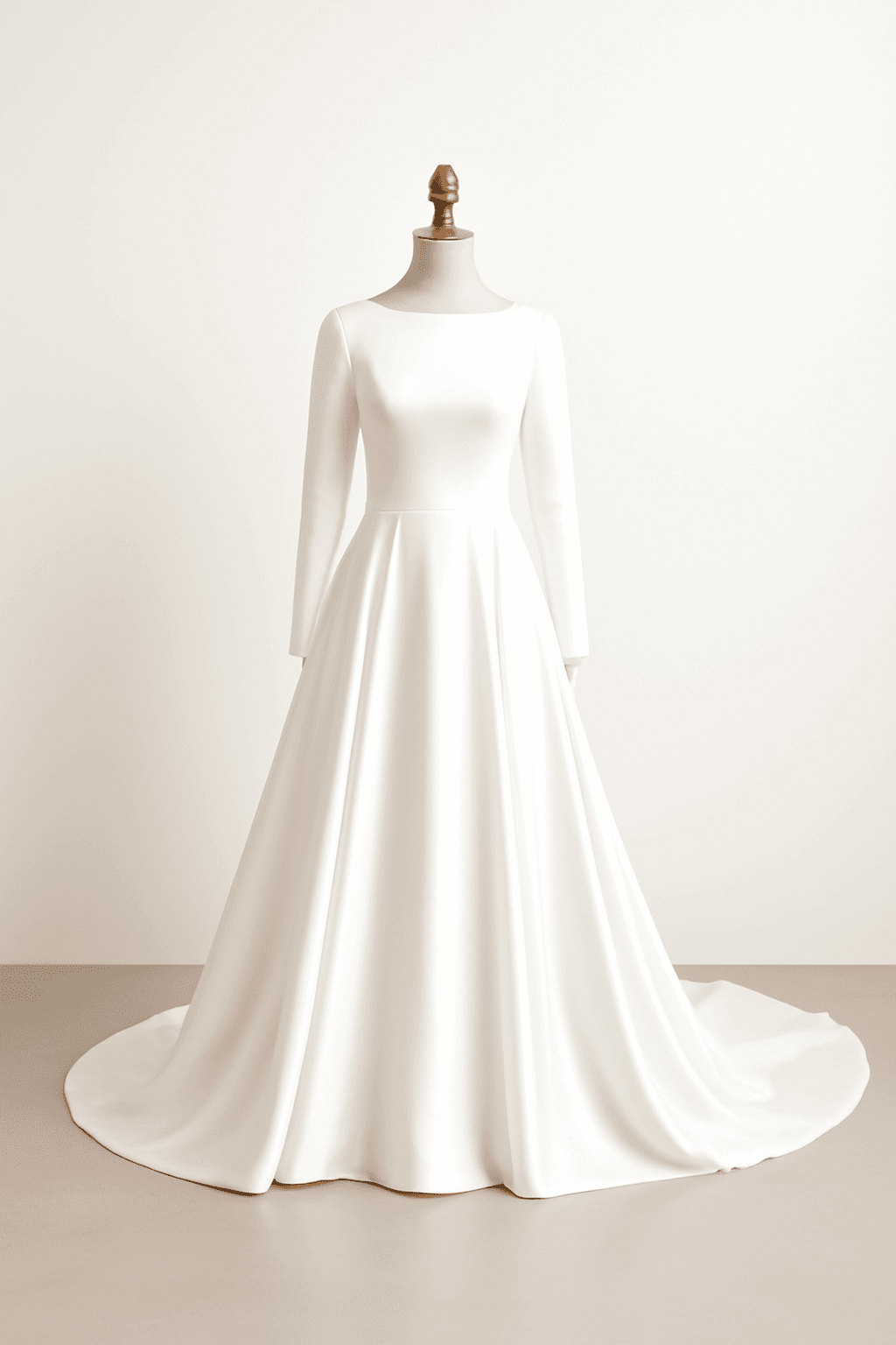 a royal arctic white wedding dress