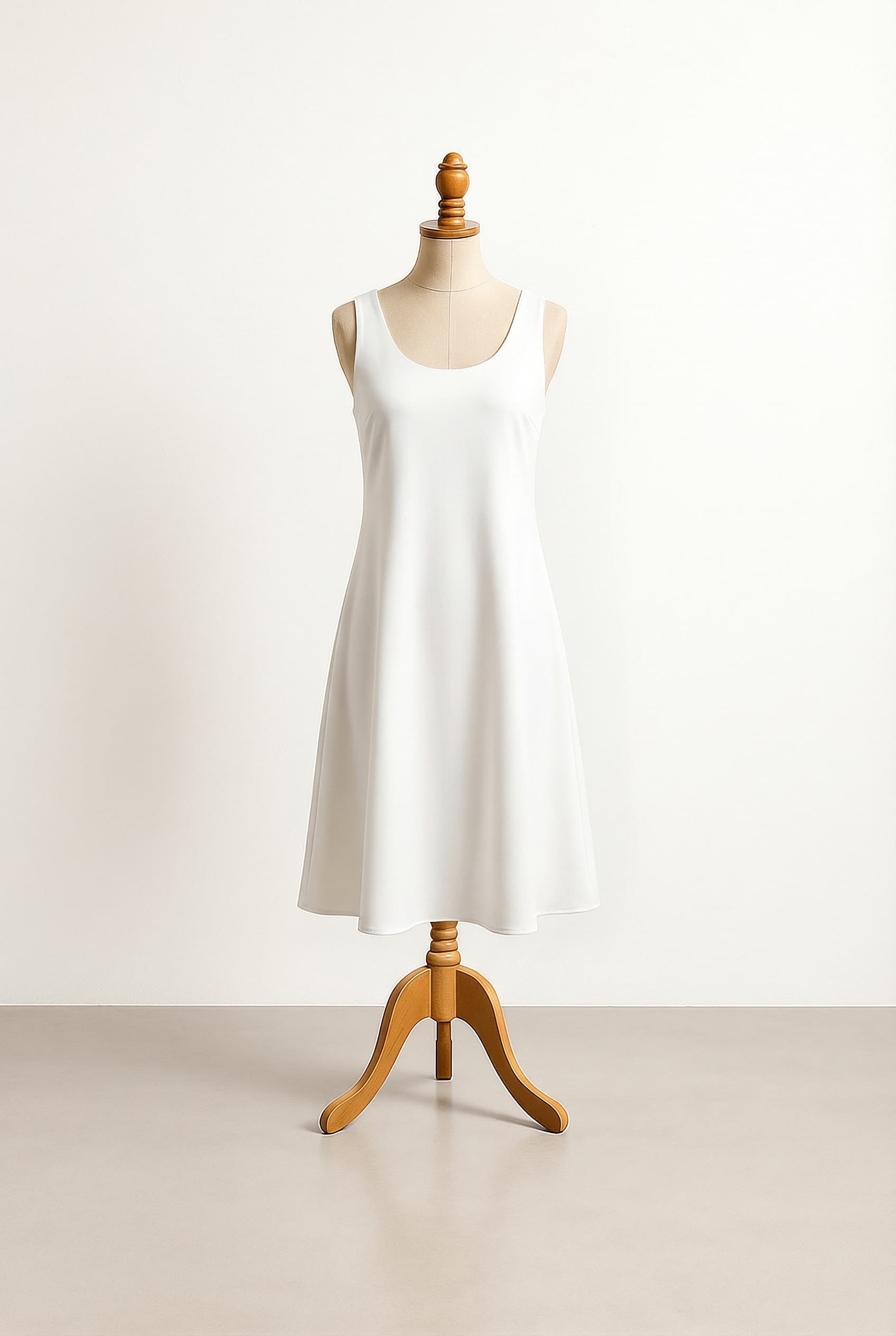Scoop neck dress