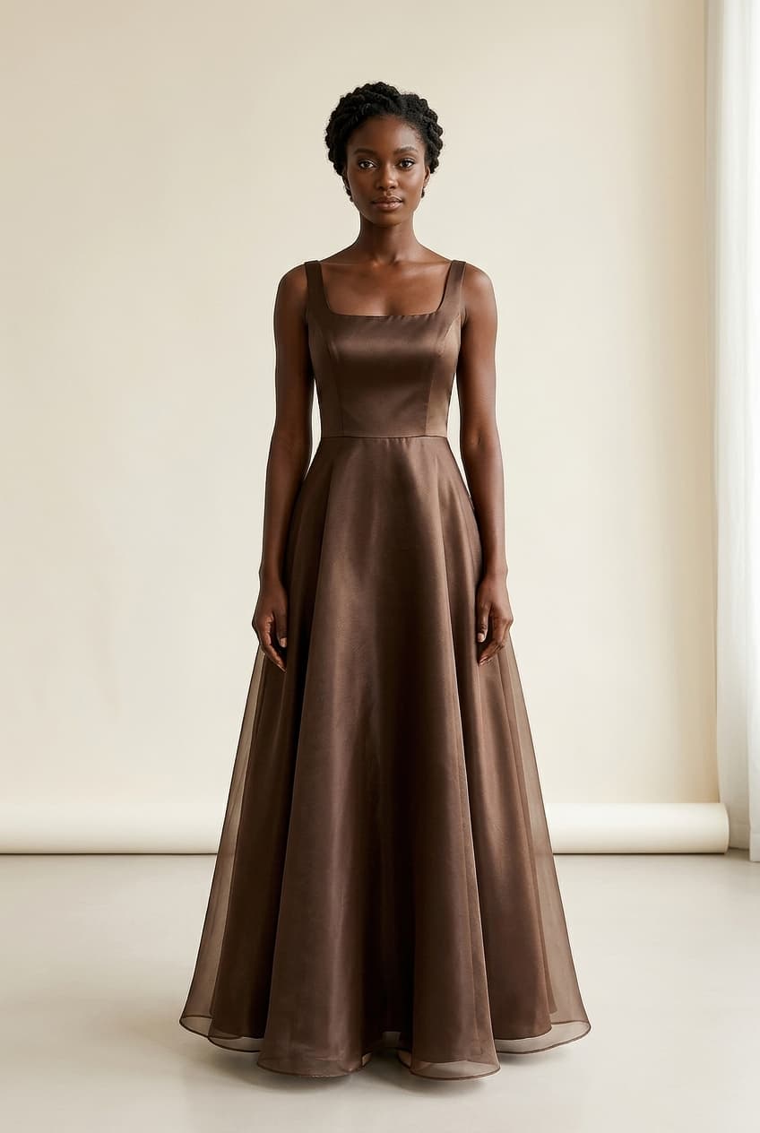 The Arabella Organza Structure worn by a model