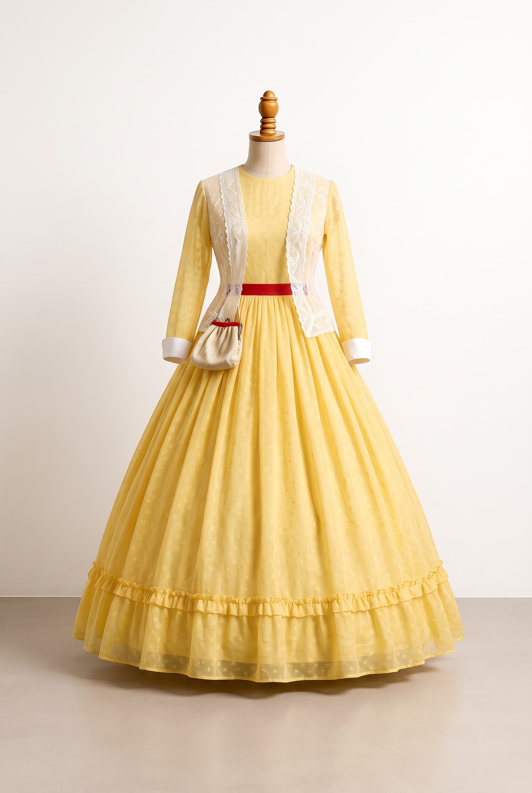 The yellow civil war era day dress Klinger wears in Mash